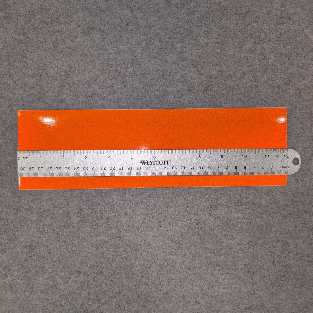 3M Scotchlite Orange Reflective Adhesive Vinyl Strips 3 Pk 680CR Comply Adhesive - Picture 4 of 6